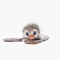 Duo Deal: Pinguin Lappenpop en Baby Pinguin mini Lappenpop Pdf patroon